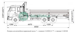Бортовой КАМАЗ-65115-3094-50 с КМУ PALFINGER РК 13501SLD A RI STZY3