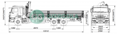 Бортовой КАМАЗ-65117-3010-48 с КМУ PALFINGER PK23500А