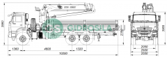 Бортовой КАМАЗ-43118-3027-50 с КМУ PALFINGER INMAN IT 180