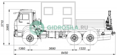 Арок КАМАЗ 43118-3017-46 С КМУ ИНМАН ИМ 25
