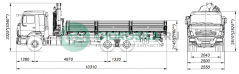 Бортовой КАМАЗ-65117-3010-48 с КМУ PALFINGER INMAN IM150N