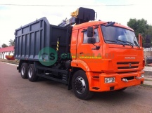 Металловоз КАМАЗ 65115-3094-50 с манипулятором VM10L74M