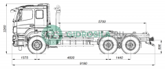 Palfinger РН Т20РI.57 на шасси КАМАЗ-6580-3051-68