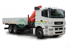 Бортовой КАМАЗ-65117-3010-50 с КМУ PALFINGER РК15500А
