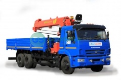 Бортовой КАМАЗ-65115-3094-50 с КМУ PALFINGER INMAN IT 120