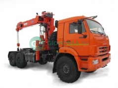 Тягач КАМАЗ-43118-3011-50 с КМУ PALFINGER INMAN IT 150