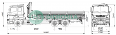 Бортовой КАМАЗ-65207-1002-S5(87) с КМУ PALFINGER РК15500А