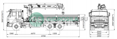 Бортовой КАМАЗ-65115-3094-50 с КМУ PALFINGER INMAN IT 150
