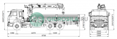 Бортовой КАМАЗ-65115-3094-48 с КМУ PALFINGER INMAN IT 150