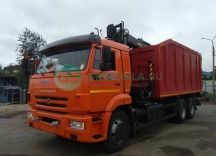 Металловоз КАМАЗ 6520-3072-53 с манипулятором VM10L74М