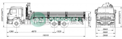 Бортовой КАМАЗ-65117-3010-48 с КМУ PALFINGER РК15500А